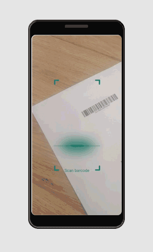 Barcodes scaner app
