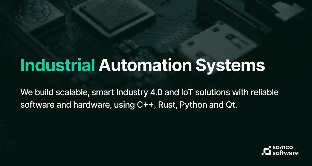 Industrial Automation Systems Development | Somco Software