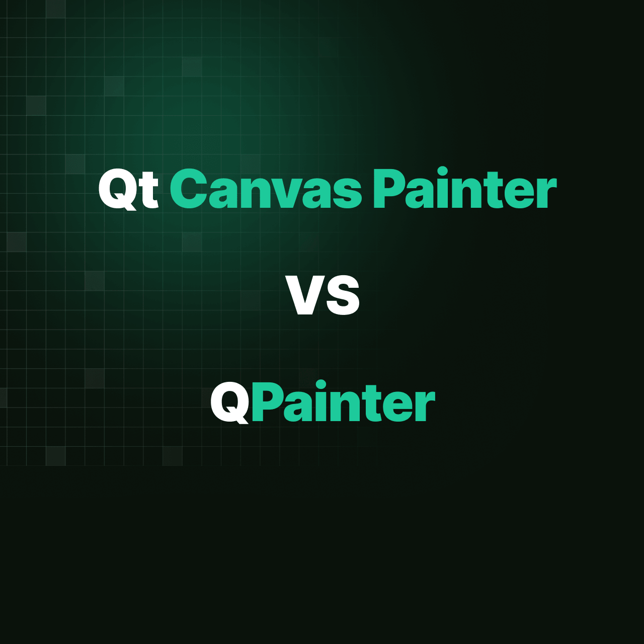 QCanvasPainter vs QPainter - New hardware-accelerated custom drawing with Qt | Somco Software